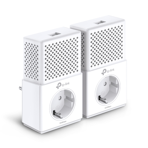 AV1000 Gigabit Passthrough Powerline Starter Kit